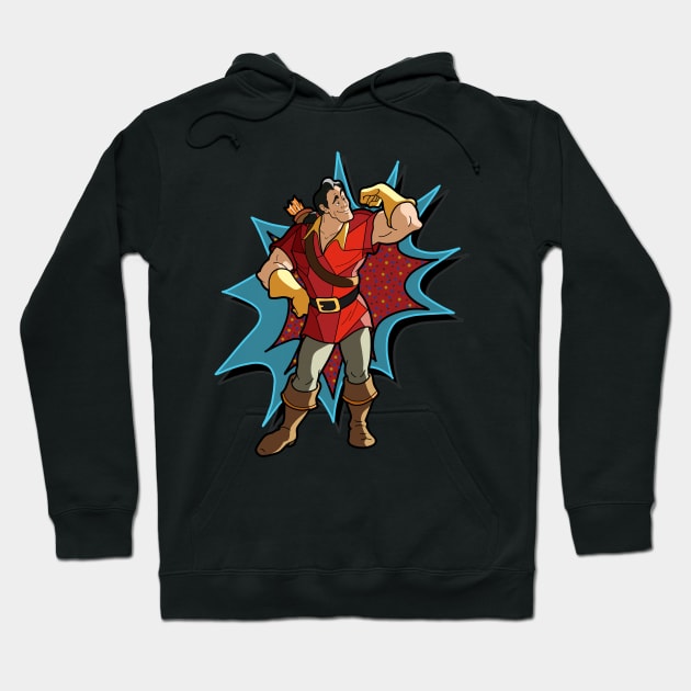 The strongest man Hoodie by Ginny Heart Lab